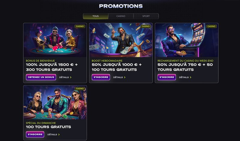 Découvrez les Meilleures Promotions et Bonus sur Madcasino en France